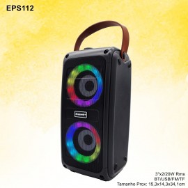 SPEAKER ECOPOWER EP-S112 3"X2/20W/BT/USB 