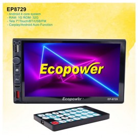 TOCA USB ECOPOWER EP-8729 7"BT/AND