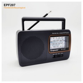 RADIO ECOPOWER EP-F207 FM/AM/SW/RABICHO