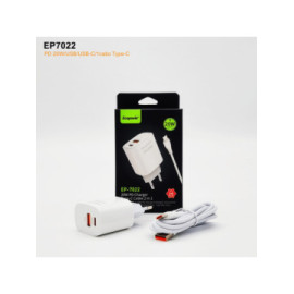 CARREG.ECOPOWER EP-7022 20W/TC/USB/USBC