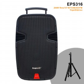SPEAKER ECOPOWER EP-S316B 15"/200W/1M/TP 